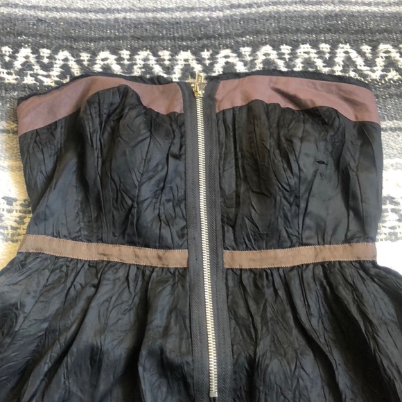 Black and Brown Mini Dress - Picture 2 of 5